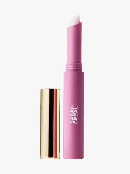 Sarah Creal Lip Grip Peptide Priming Treatment on a grey background